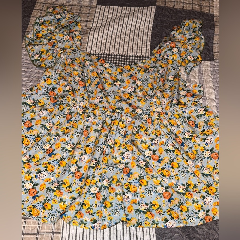 SHEIN floral blouse